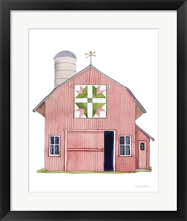 Framed Life on the Farm Barn Element I Print