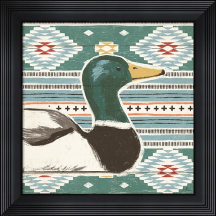 Framed Vintage Lake VIII Print