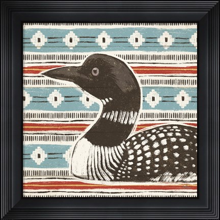 Framed Vintage Lake XI Print