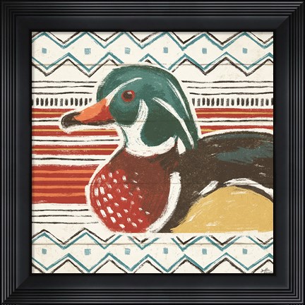Framed Vintage Lake X Print
