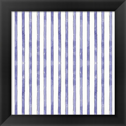 Framed Botanical Blue Step 6 Print