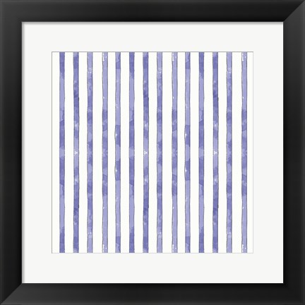 Framed Botanical Blue Step 6 Print