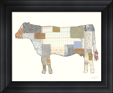 Framed Farm Sweet Farm Element II Print