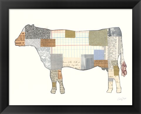 Framed Farm Sweet Farm Element II Print