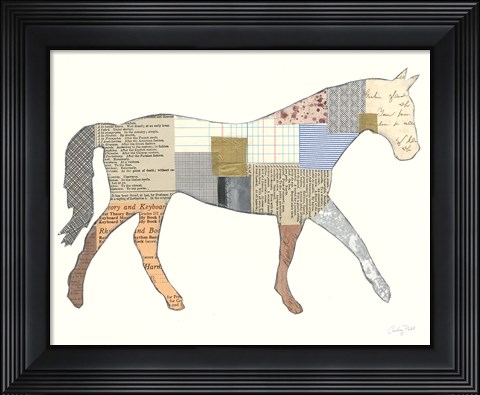 Framed Farm Sweet Farm Element I Print