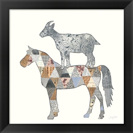 Framed Farm Sweet Farm Element IV Print