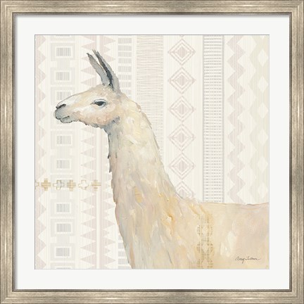 Framed Llama Land III Print