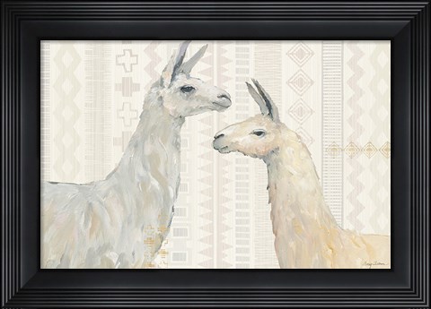 Framed Llama Land I Print