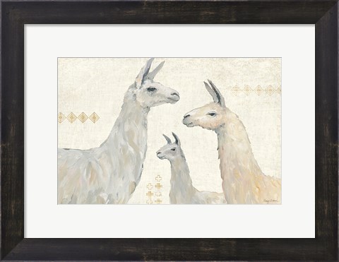 Framed Llama Land IV Print
