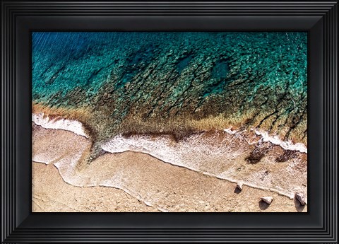 Framed Sand and Sea Print