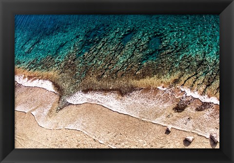 Framed Sand and Sea Print