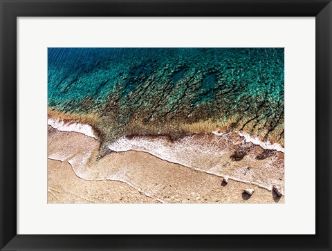 Framed Sand and Sea Print