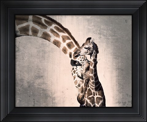 Framed Mother and Son Print