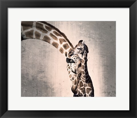 Framed Mother and Son Print