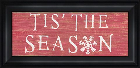 Framed Christmas Affinity IV Red Print