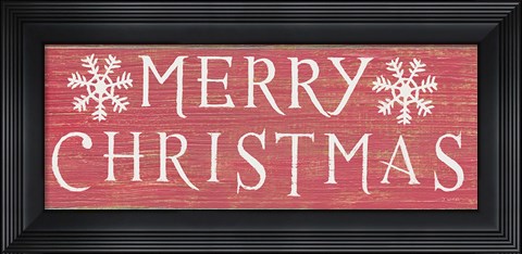 Framed Christmas Affinity III Red Print