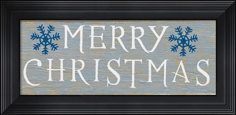 Framed Christmas Affinity III Grey Print