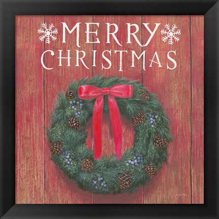Framed Christmas Affinity VII Print