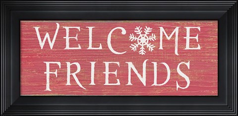 Framed Christmas Affinity II Red Print