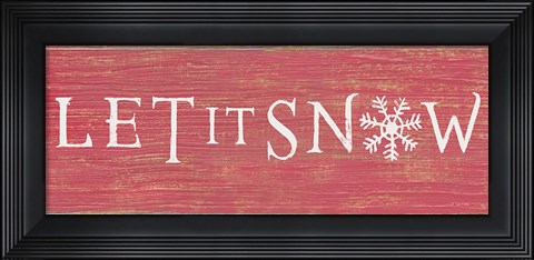 Framed Christmas Affinity I Red Print