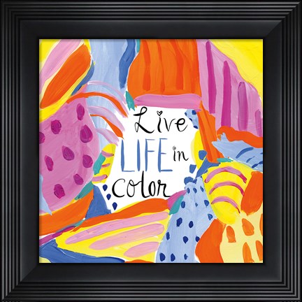Framed Abstract Affirmations III Print