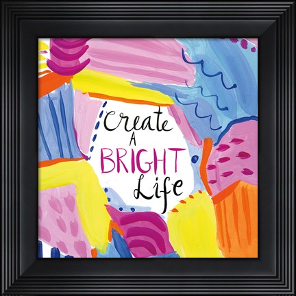 Framed Abstract Affirmations II Print