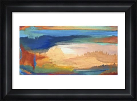 Framed Ambiguous Landscape Print