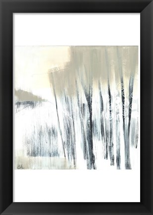 Framed Winter Woods I Print