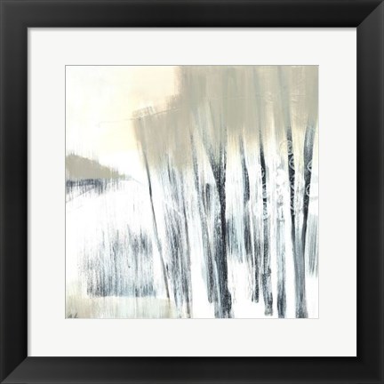 Framed Winter Woods I Print