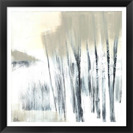 Framed Winter Woods I Print