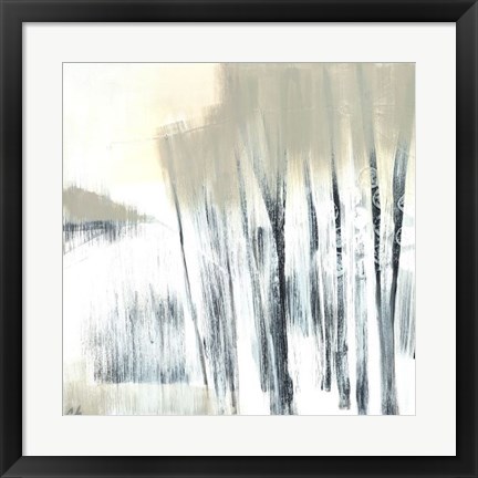 Framed Winter Woods I Print