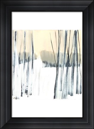 Framed Winter Woods II Print