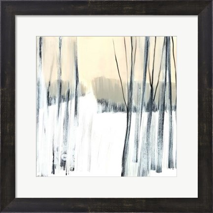 Framed Winter Woods II Print