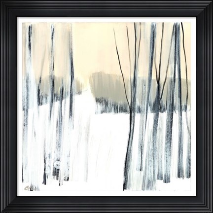 Framed Winter Woods II Print