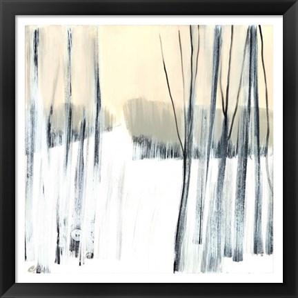 Framed Winter Woods II Print