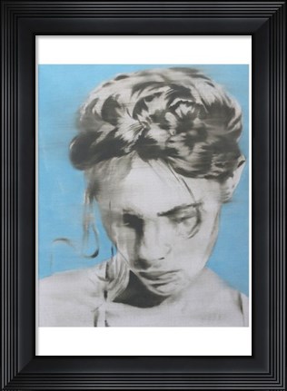Framed Real Blue Print