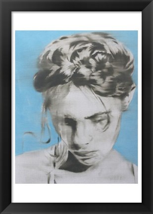 Framed Real Blue Print