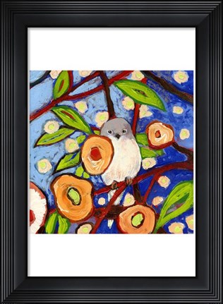 Framed Modern Bird IX Print