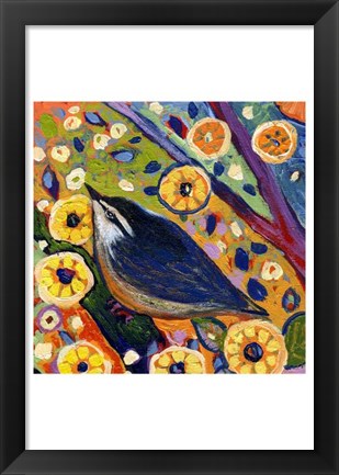Framed Modern Bird XI Print