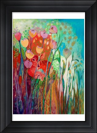 Framed I am the Grassy Meadow Print