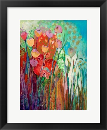 Framed I am the Grassy Meadow Print