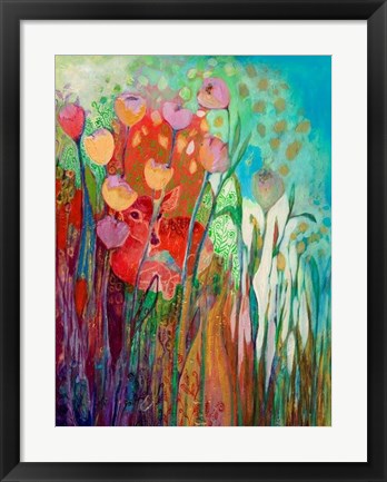 Framed I am the Grassy Meadow Print