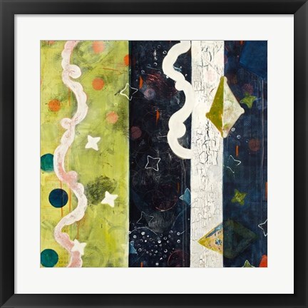 Framed Lightning Sky Print