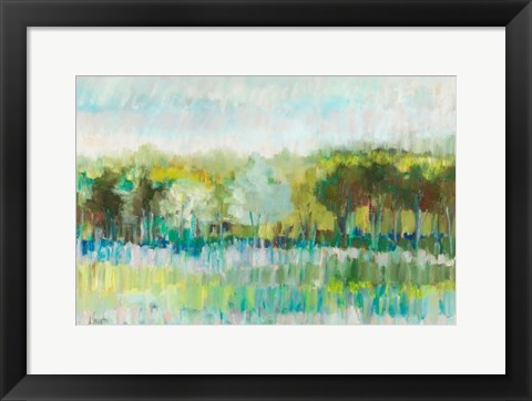 Framed Row of Trees Print