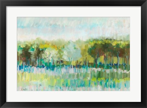 Framed Row of Trees Print