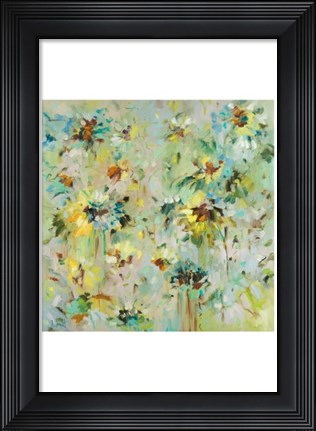 Framed Scattered Flowers Print