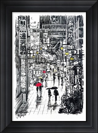 Framed Somewhere in Japan Print