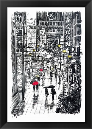 Framed Somewhere in Japan Print