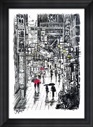 Framed Somewhere in Japan Print
