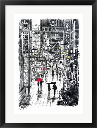 Framed Somewhere in Japan Print